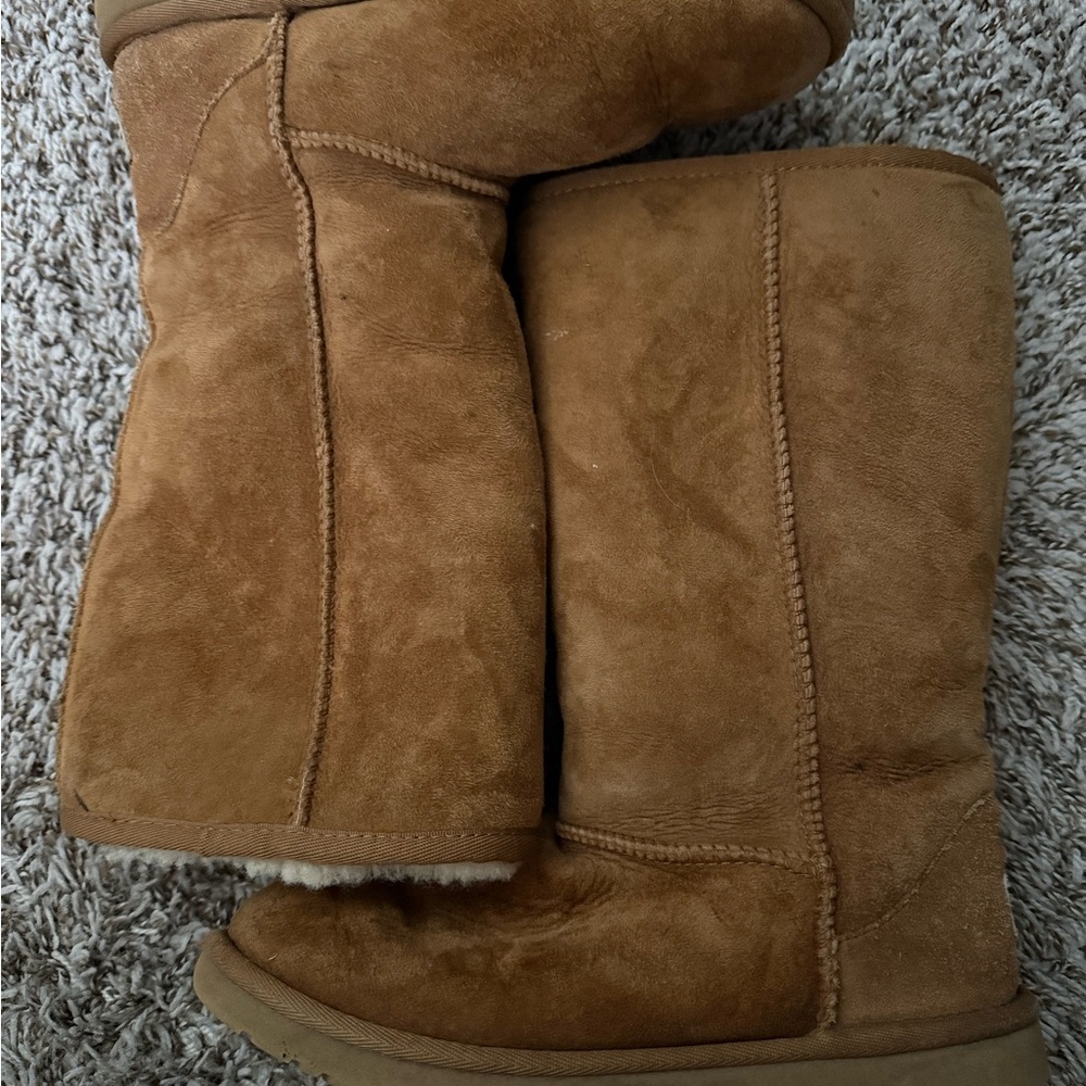 UGG Tan Suede Winter Boots